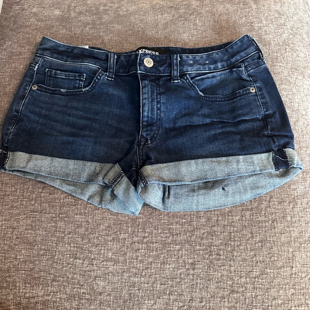 Express Women's Rolled Cuff Denim Shorts